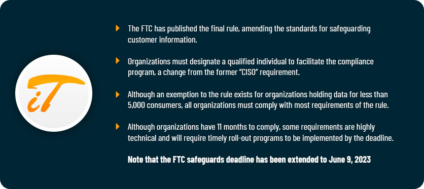 Updated FTC Safeguards Overview